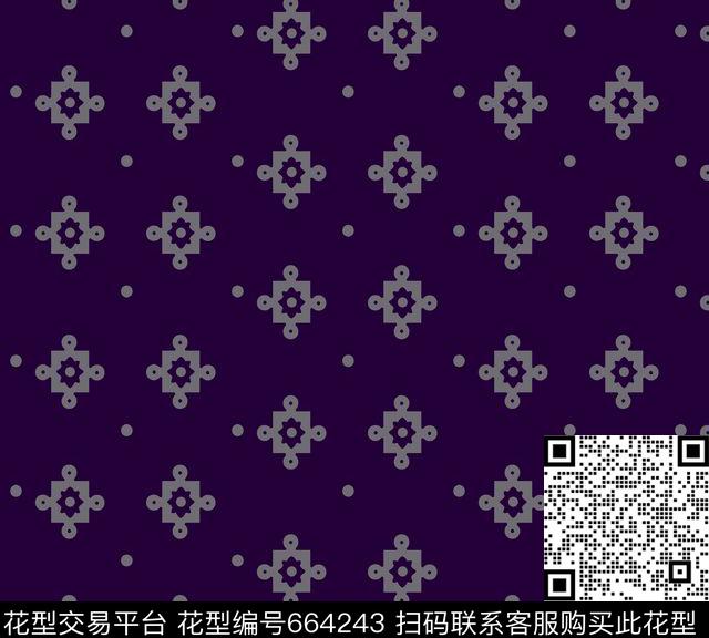 三角形方格色块传统印花华亿平台下载（图片编号: 664243） - 瓦栏（Walan）