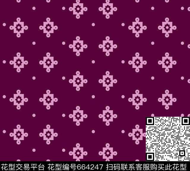 三角形方格色块传统印花华亿平台下载（图片编号: 664247） - 瓦栏（Walan）