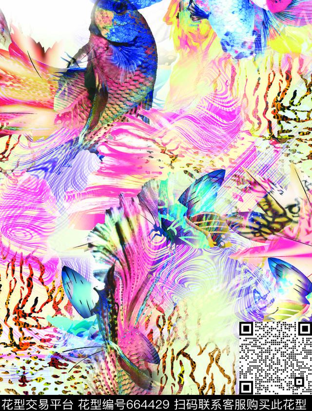 莫妮卡-女装华亿平台数码印花华亿平台下载（图片编号: 664429） - 瓦栏（Walan）