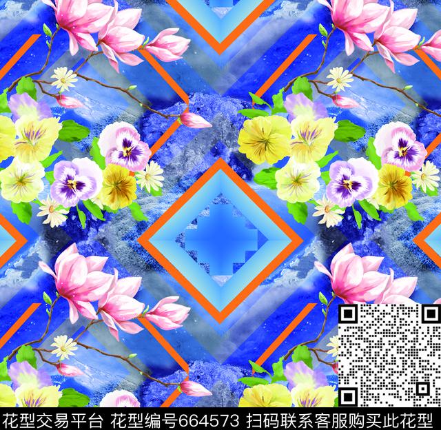 莫妮卡-女装华亿平台数码印花华亿平台下载（图片编号: 664573） - 瓦栏（Walan）