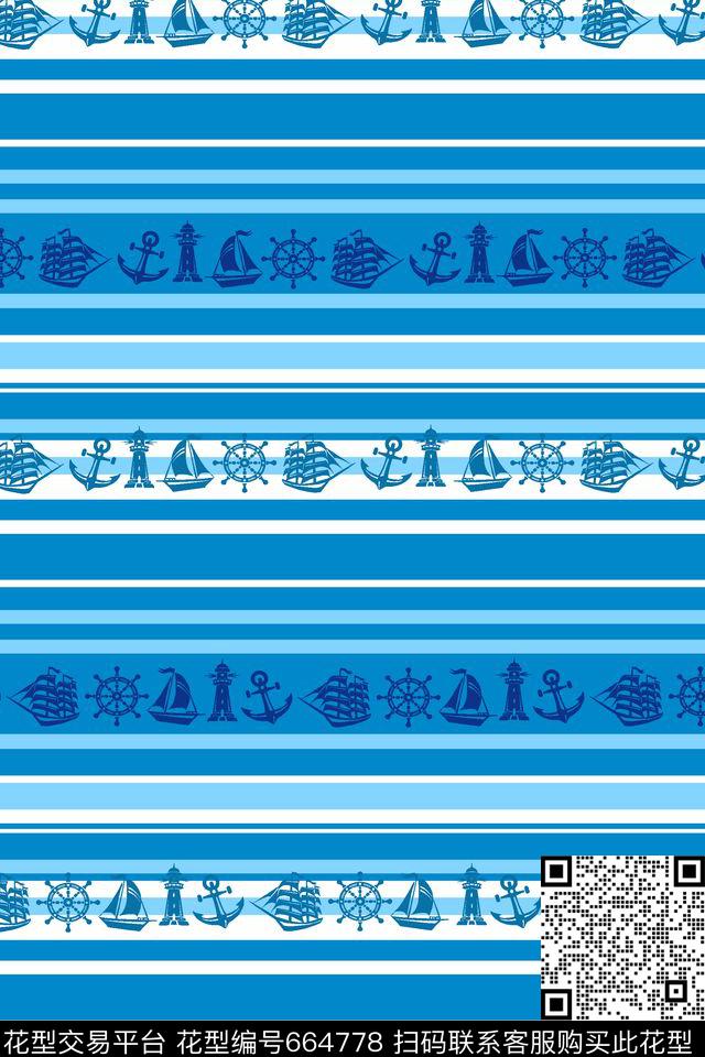 横条条子条纹传统印花华亿平台下载（图片编号: 664778） - 瓦栏（Walan）