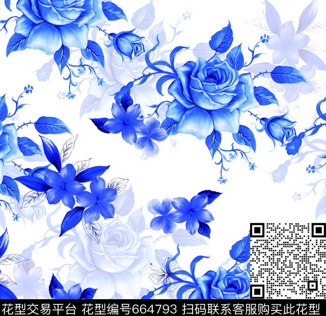 莫妮卡-女装华亿平台数码印花华亿平台下载（图片编号: 664793） - 瓦栏（Walan）