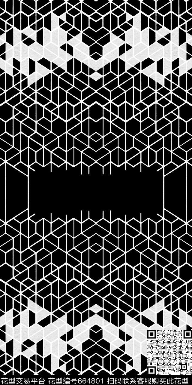 色块不规则几何几何传统印花华亿平台下载（图片编号: 664801） - 瓦栏（Walan）