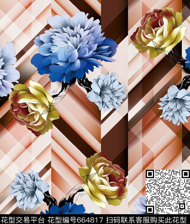 莫妮卡-女装华亿平台数码印花华亿平台下载（图片编号: 664817） - 瓦栏（Walan）