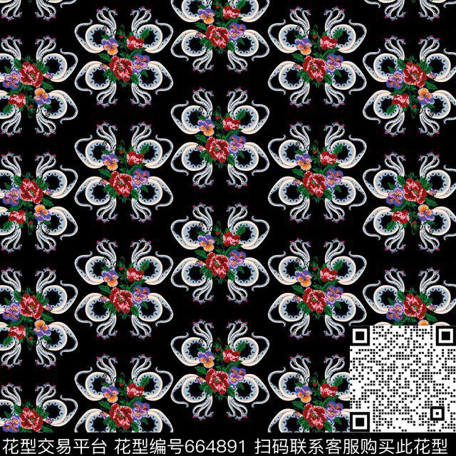 时尚男装西服外套夹克佩斯利佩斯利底纹蛇章鱼数码印花华亿平台下载（图片编号: 664891） - 瓦栏（Walan）