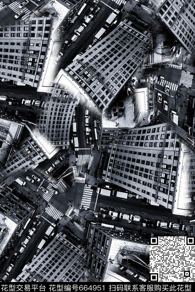 建筑大楼房屋数码印花华亿平台下载（图片编号: 664951） - 瓦栏（Walan）