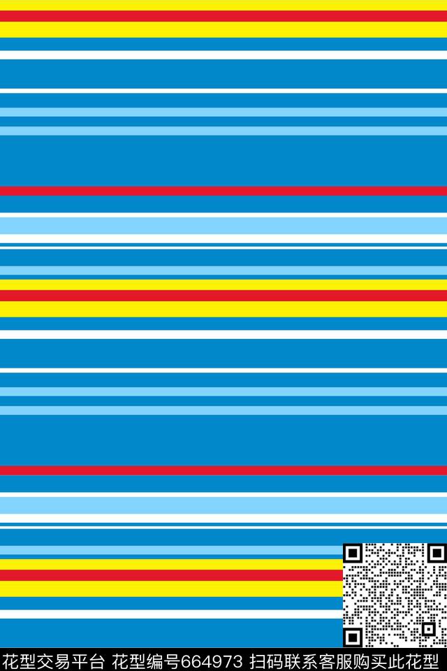 横条细条纹条子传统印花华亿平台下载（图片编号: 664973） - 瓦栏（Walan）