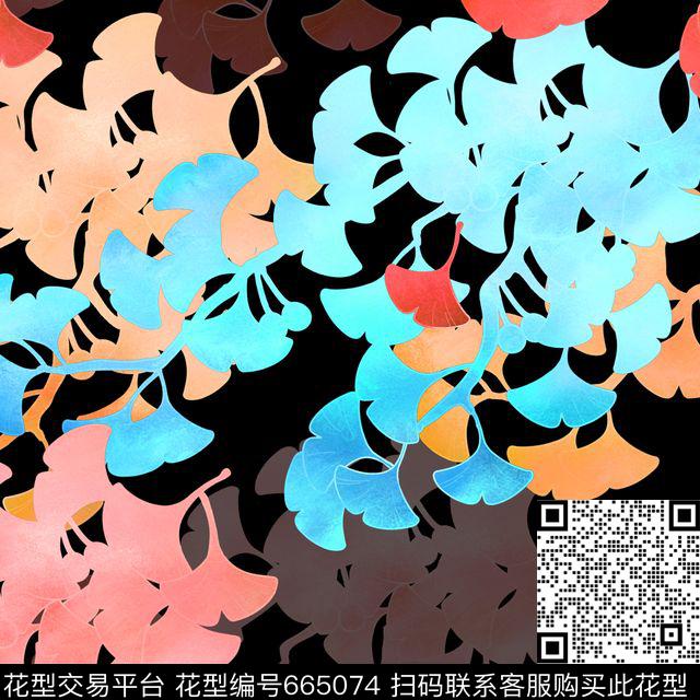 女装华亿平台秘密3.0【植物花卉】植物数码印花华亿平台下载（图片编号: 665074） - 瓦栏（Walan）