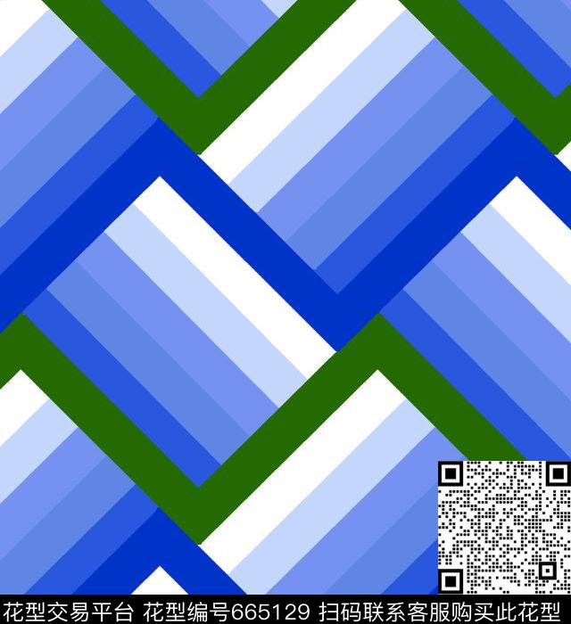 大气仿大牌几何传统印花华亿平台下载（图片编号: 665129） - 瓦栏（Walan）