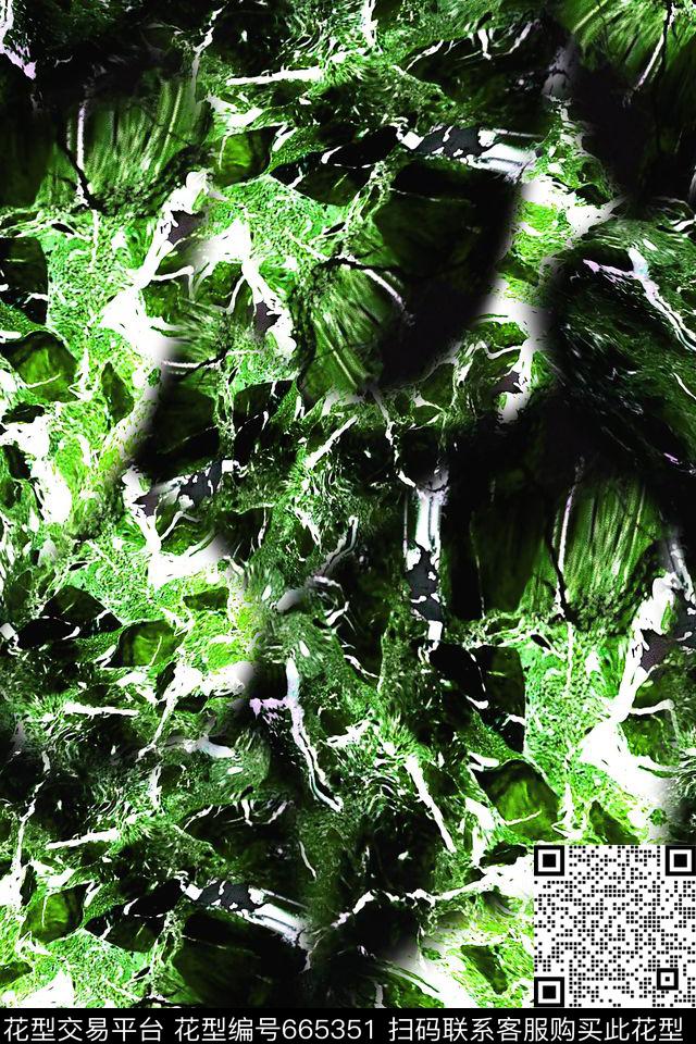 抽象男装朦胧数码印花华亿平台下载（图片编号: 665351） - 瓦栏（Walan）