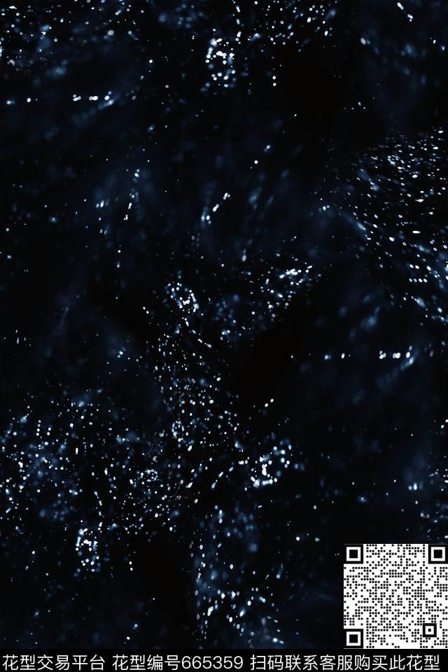 圆点星空波点数码印花华亿平台下载（图片编号: 665359） - 瓦栏（Walan）