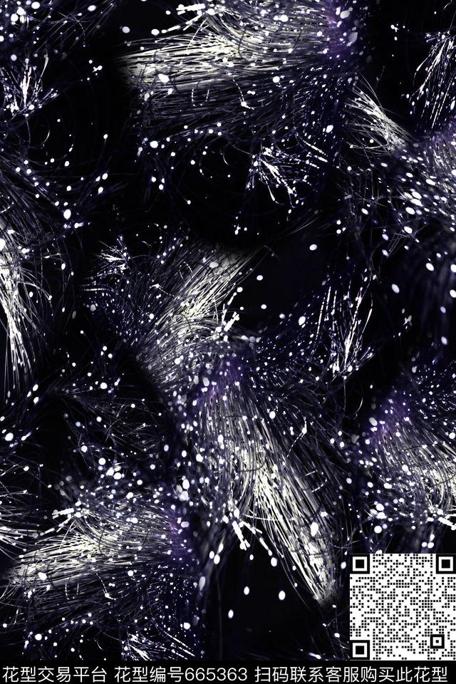 圆点星空波点数码印花华亿平台下载（图片编号: 665363） - 瓦栏（Walan）