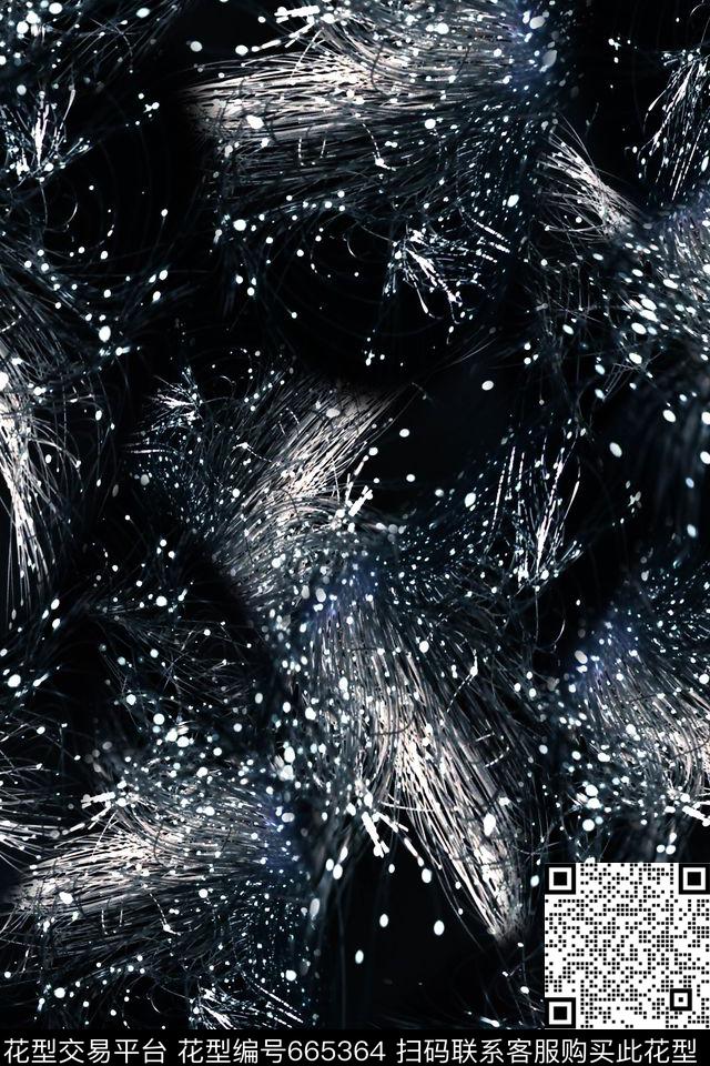 圆点星空波点数码印花华亿平台下载（图片编号: 665364） - 瓦栏（Walan）