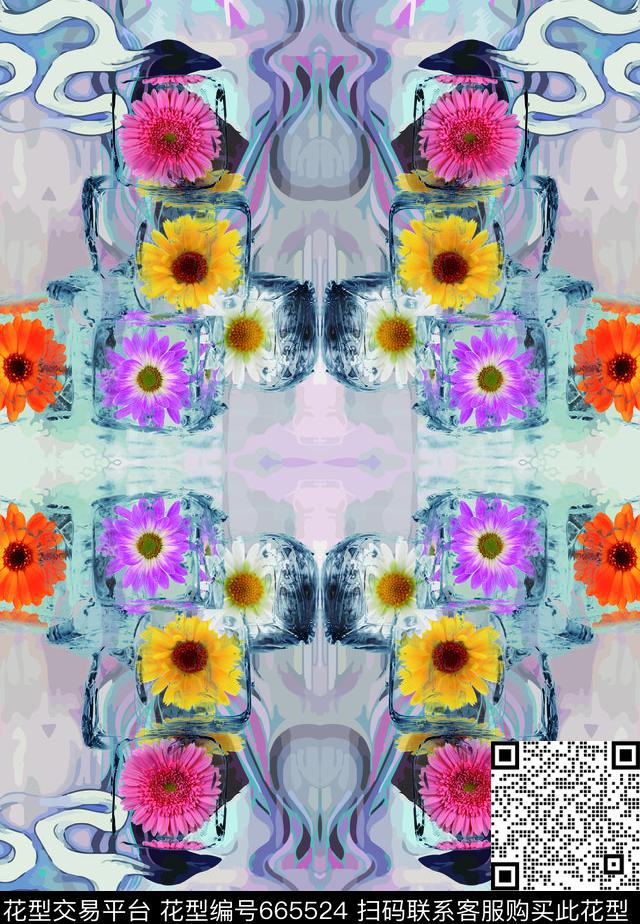 莫妮卡-女装华亿平台数码印花华亿平台下载（图片编号: 665524） - 瓦栏（Walan）