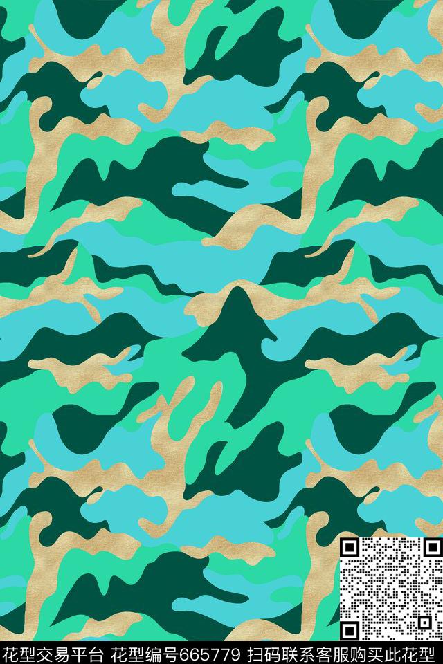 动物迷彩牛仔布纹牛仔华亿平台数码印花华亿平台下载（图片编号: 665779） - 瓦栏（Walan）