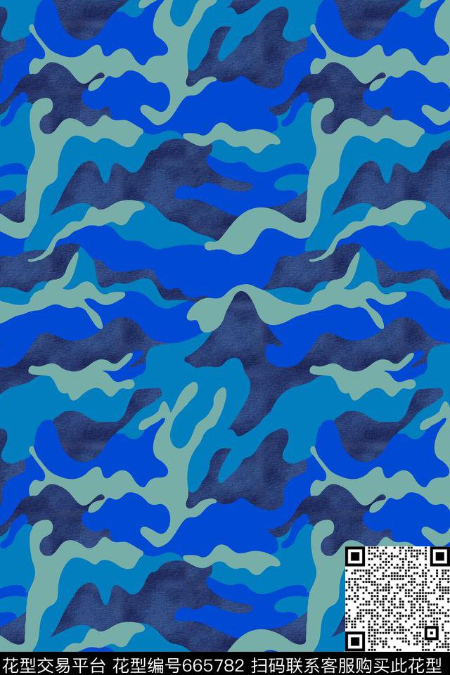 动物迷彩迷彩数码印花华亿平台下载（图片编号: 665782） - 瓦栏（Walan）