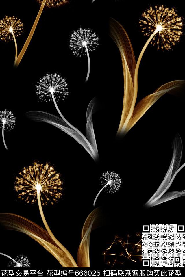 面料花小碎花循环回味数码印花华亿平台下载（图片编号: 666025） - 瓦栏（Walan）