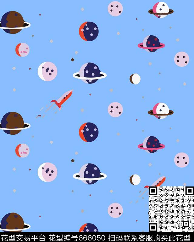 宇宙圆点传统印花华亿平台下载（图片编号: 666050） - 瓦栏（Walan）