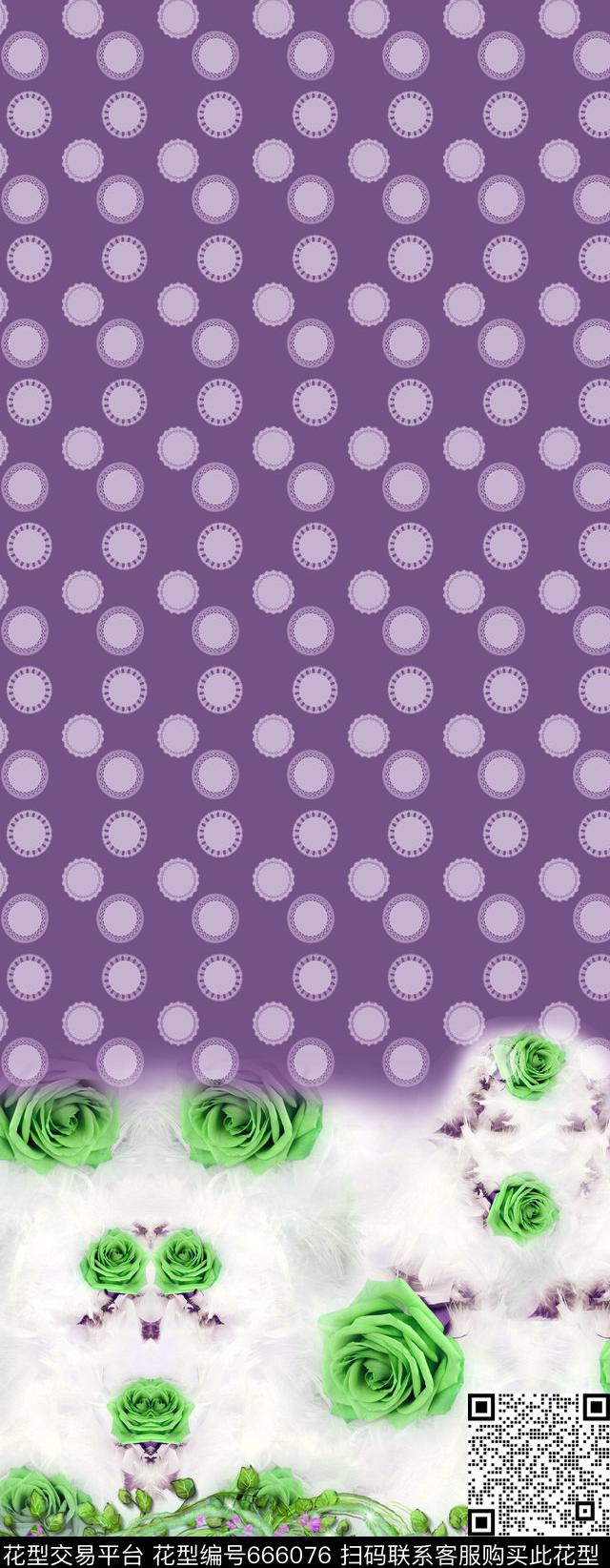 淑女大牌风莫妮卡-定位华亿平台传统印花华亿平台下载（图片编号: 666076） - 瓦栏（Walan）