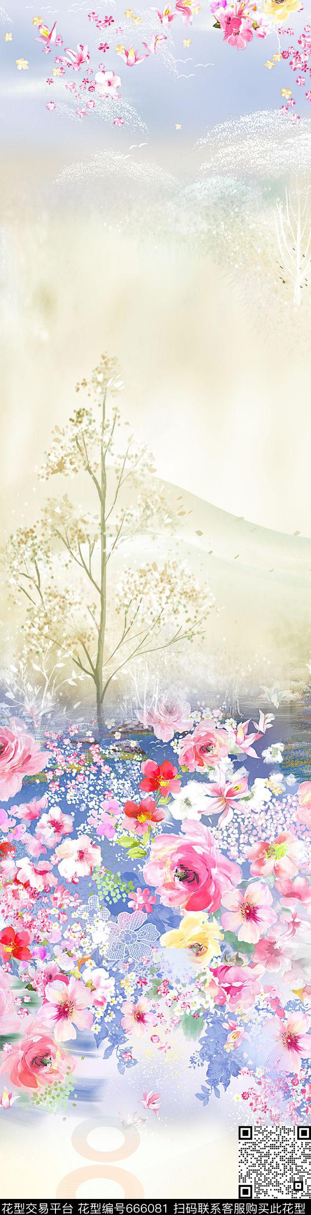 淑女大牌风莫妮卡-定位华亿平台传统印花华亿平台下载（图片编号: 666081） - 瓦栏（Walan）