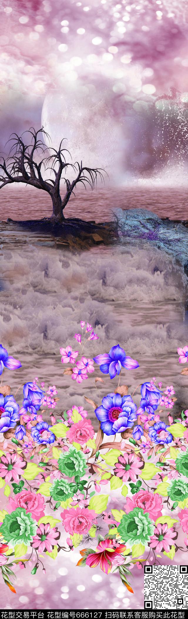 淑女大牌风莫妮卡-定位华亿平台传统印花华亿平台下载（图片编号: 666127） - 瓦栏（Walan）