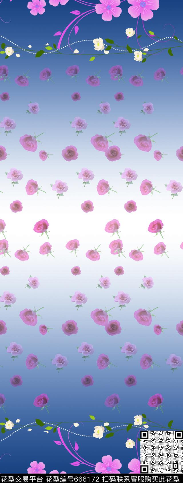 淑女大牌风莫妮卡-定位华亿平台传统印花华亿平台下载（图片编号: 666172） - 瓦栏（Walan）