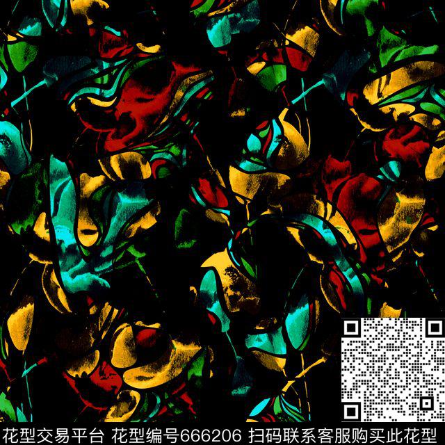 写意华亿平台Fei-男装大牌数码印花华亿平台下载（图片编号: 666206） - 瓦栏（Walan）