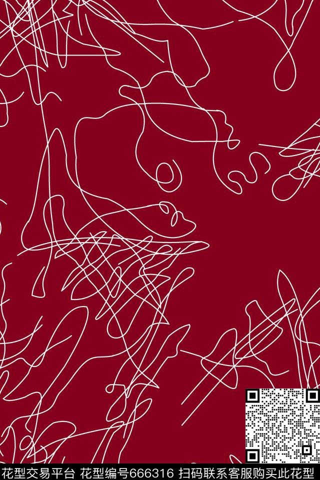 圆形圆圈线条传统印花华亿平台下载（图片编号: 666316） - 瓦栏（Walan）