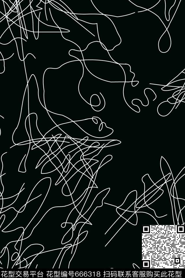 圆形圆圈线条传统印花华亿平台下载（图片编号: 666318） - 瓦栏（Walan）