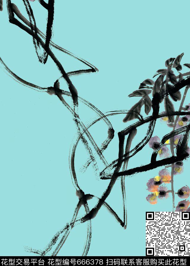 Fei-民族风民族风中国风数码印花华亿平台下载（图片编号: 666378） - 瓦栏（Walan）