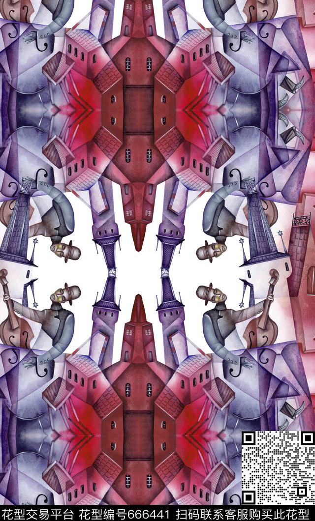 莫妮卡-女装华亿平台数码印花华亿平台下载（图片编号: 666441） - 瓦栏（Walan）