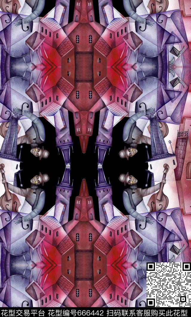 莫妮卡-女装华亿平台数码印花华亿平台下载（图片编号: 666442） - 瓦栏（Walan）