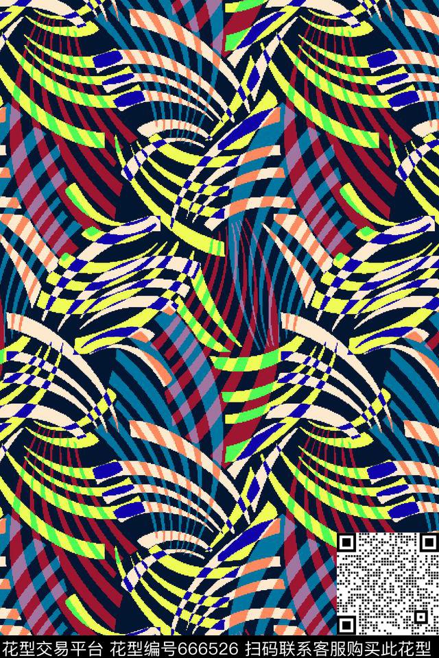 不规则几何几何传统印花华亿平台下载（图片编号: 666526） - 瓦栏（Walan）