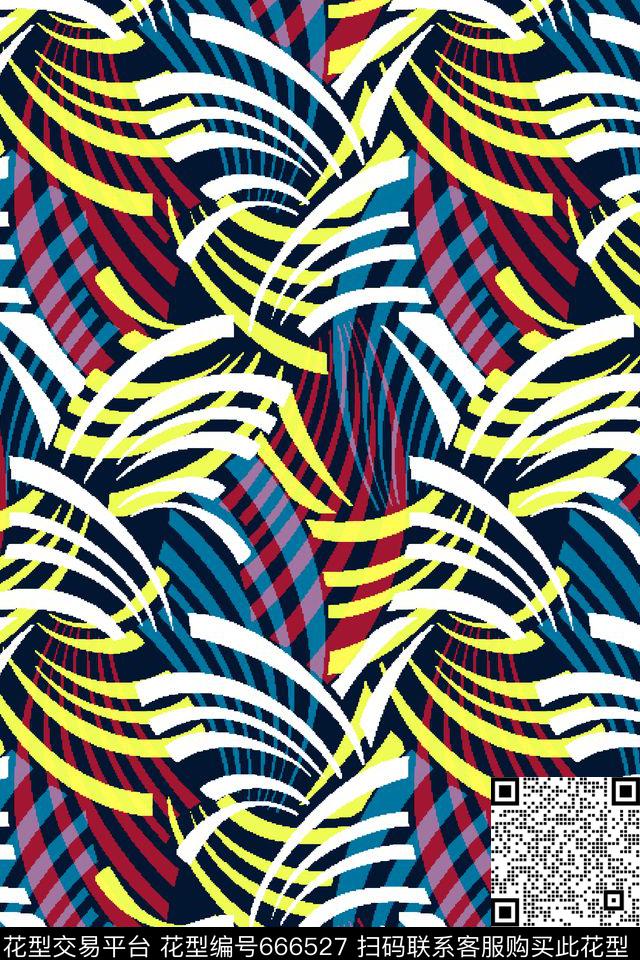 不规则几何几何传统印花华亿平台下载（图片编号: 666527） - 瓦栏（Walan）