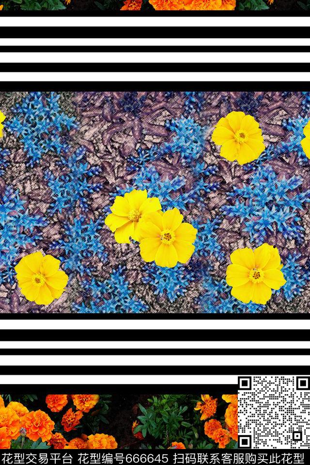 青舞-花卉青舞-女装17-秋冬数码印花华亿平台下载（图片编号: 666645） - 瓦栏（Walan）