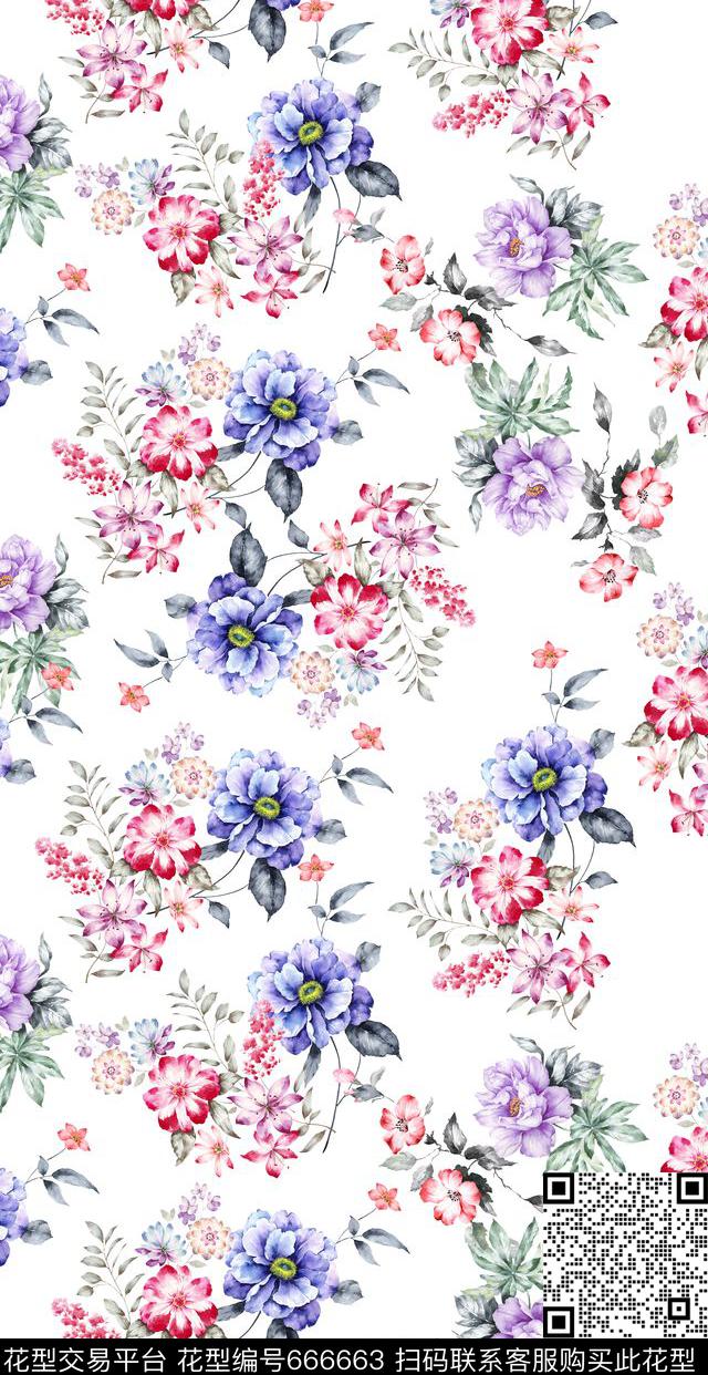 莫妮卡-女装华亿平台数码印花华亿平台下载（图片编号: 666663） - 瓦栏（Walan）