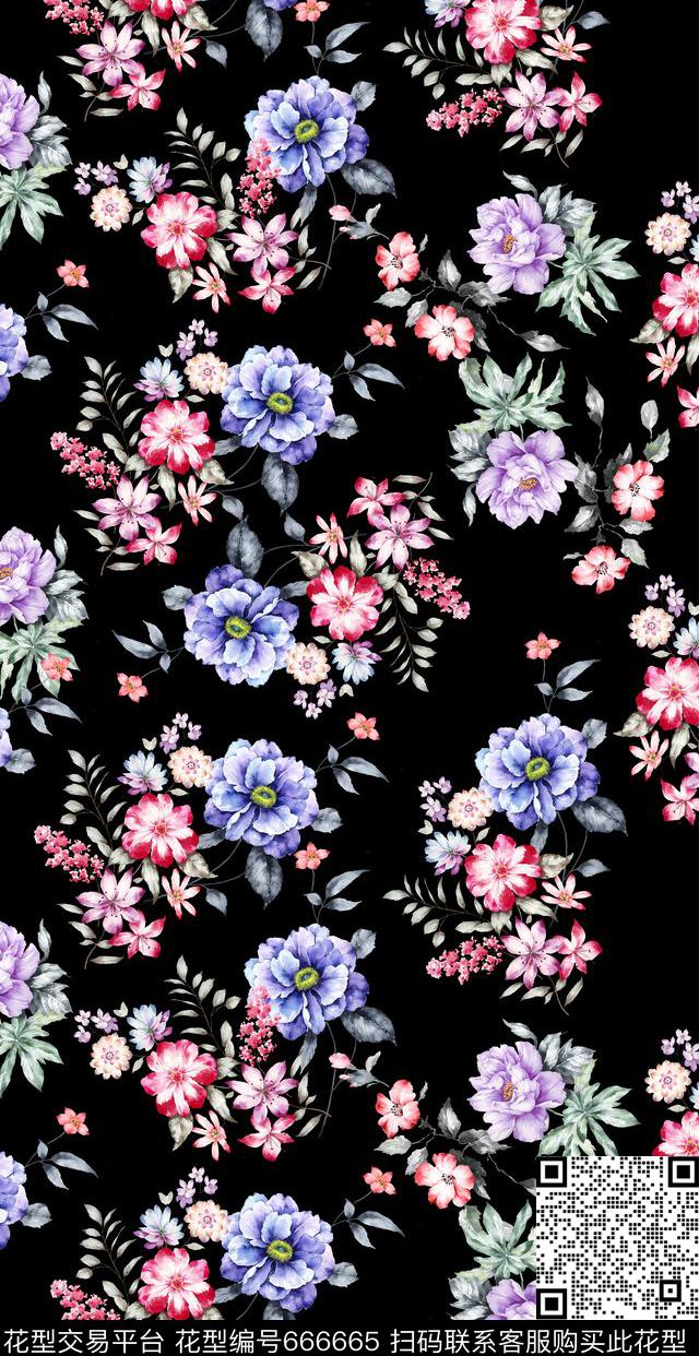 莫妮卡-女装华亿平台数码印花华亿平台下载（图片编号: 666665） - 瓦栏（Walan）