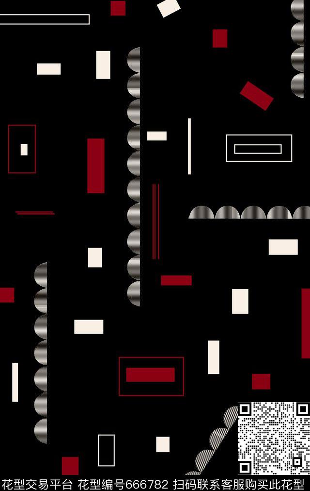 几何商务衬衫传统印花华亿平台下载（图片编号: 666782） - 瓦栏（Walan）