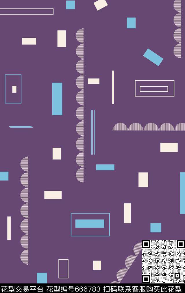 几何商务衬衫传统印花华亿平台下载（图片编号: 666783） - 瓦栏（Walan）