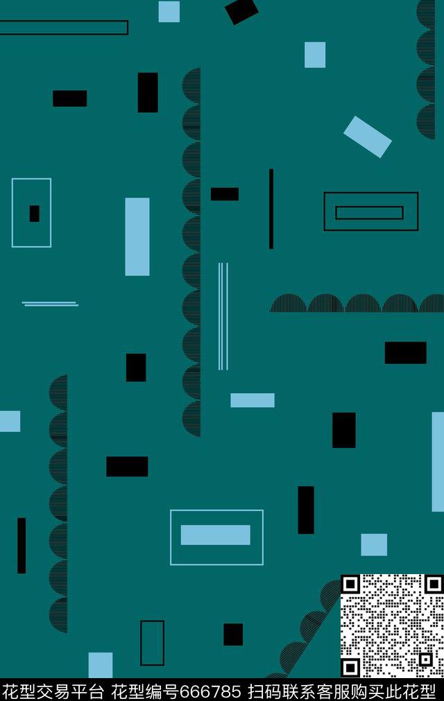 几何商务衬衫传统印花华亿平台下载（图片编号: 666785） - 瓦栏（Walan）