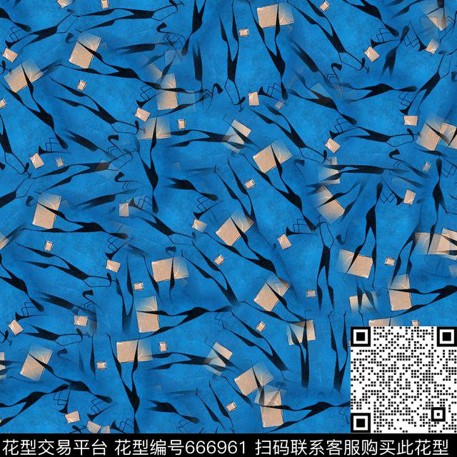 抽象人物海洋世界数码印花华亿平台下载（图片编号: 666961） - 瓦栏（Walan）