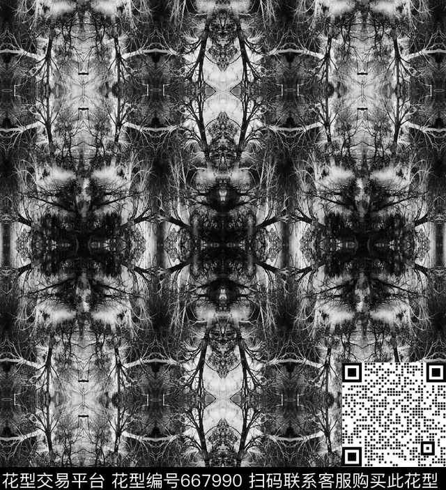 抽象泳装男装数码印花华亿平台下载（图片编号: 667990） - 瓦栏（Walan）