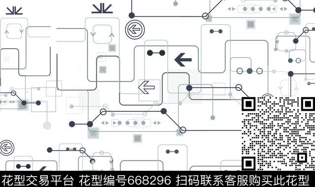 2017年女装新几何牡丹花朵数码印花华亿平台下载（图片编号: 668296） - 瓦栏（Walan）