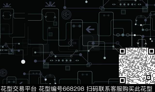 2017年女装新几何牡丹花朵数码印花华亿平台下载（图片编号: 668298） - 瓦栏（Walan）