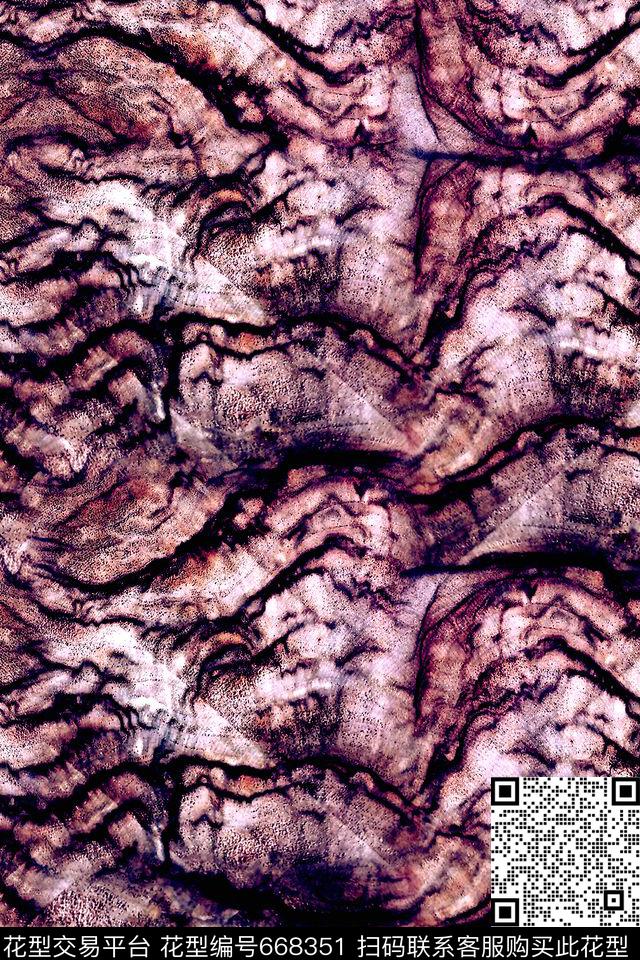 女装男装衬衣T恤树纹数码印花华亿平台下载（图片编号: 668351） - 瓦栏（Walan）