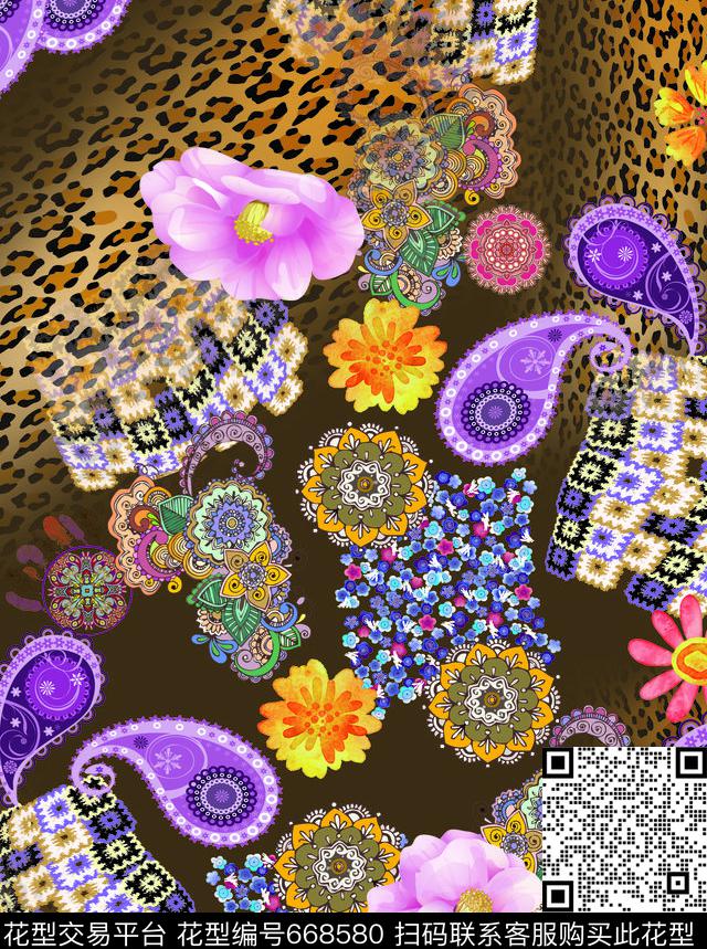 莫妮卡-女装华亿平台数码印花华亿平台下载（图片编号: 668580） - 瓦栏（Walan）