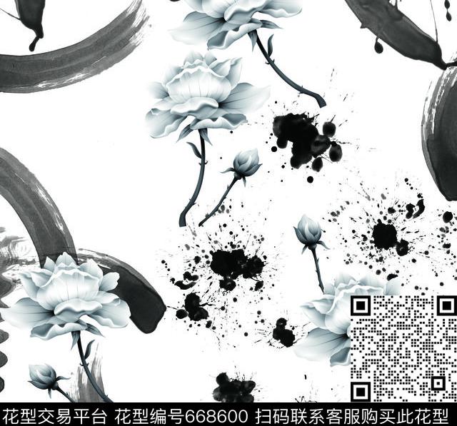 莫妮卡-女装华亿平台数码印花华亿平台下载（图片编号: 668600） - 瓦栏（Walan）