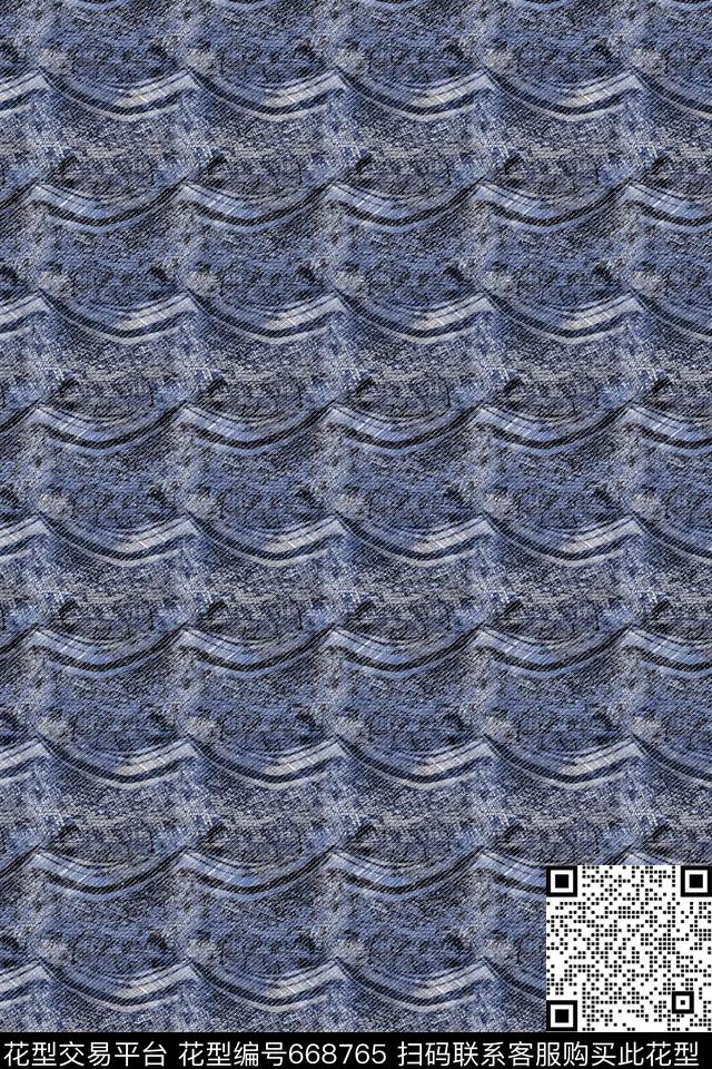 牛仔纹山石纹理肌理数码印花华亿平台下载（图片编号: 668765） - 瓦栏（Walan）