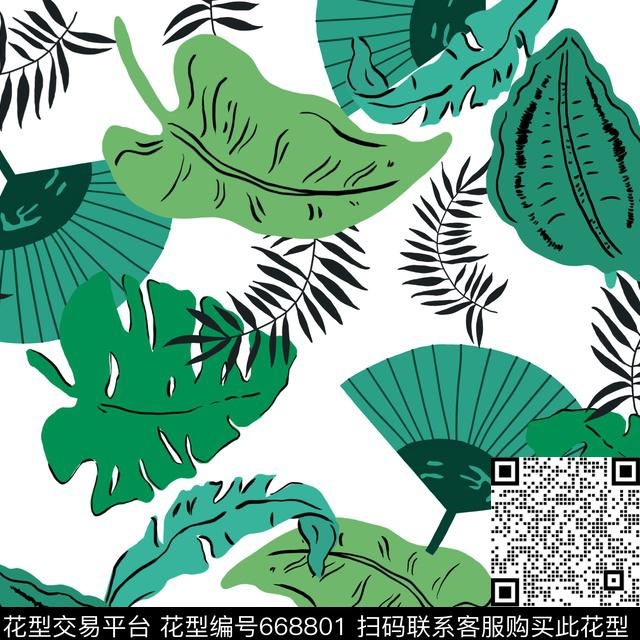 花朵趣味花卉传统印花华亿平台下载（图片编号: 668801） - 瓦栏（Walan）