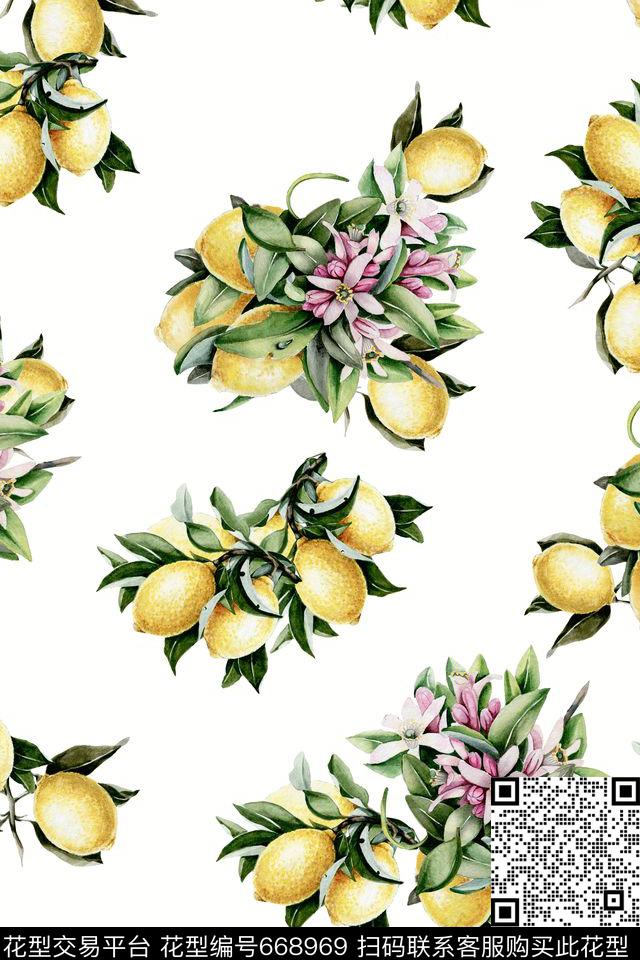 田园风花卉大牌数码印花华亿平台下载（图片编号: 668969） - 瓦栏（Walan）